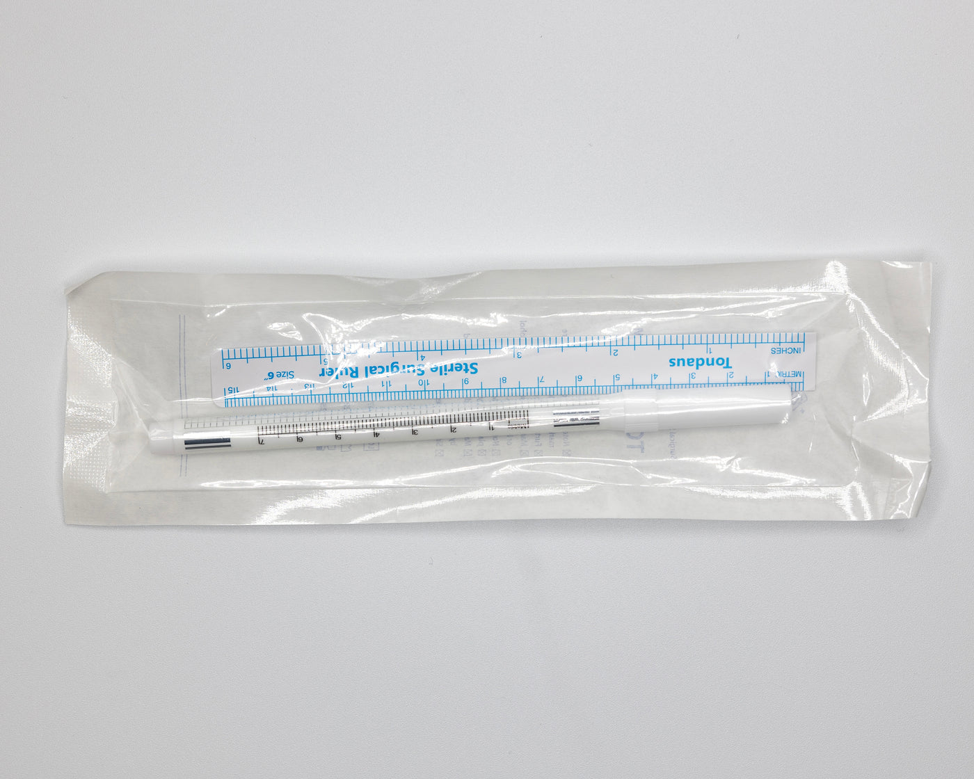 WHITE STERILE SURGICAL MARKER AND RULER SET