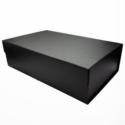 LARGE FOLDABLE BOX WITH MAGNETIC CLOSURE (Black)